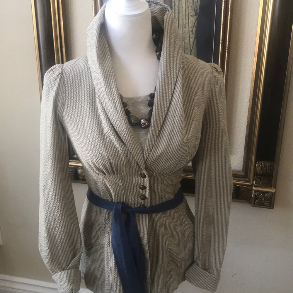 Free People searsucker jacket